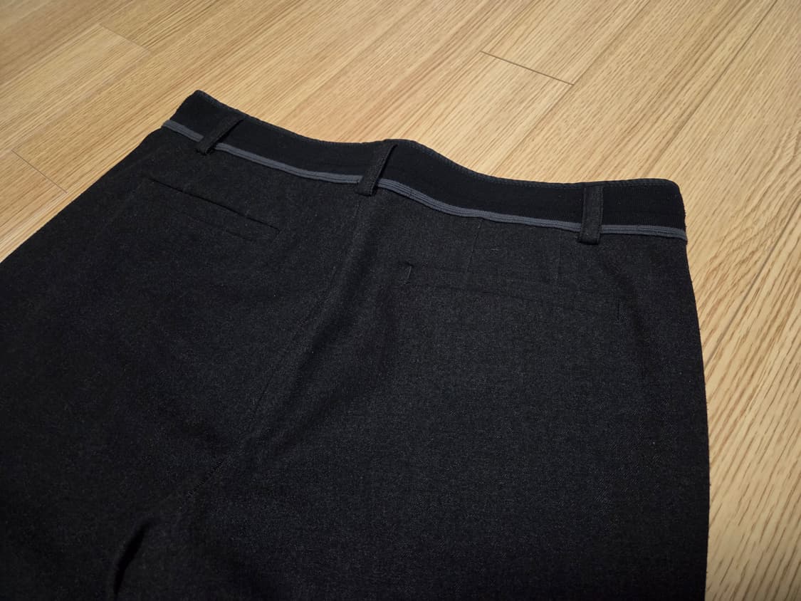 시스템 옴므  밴딩 슬랙스 팬츠 상품이미지3