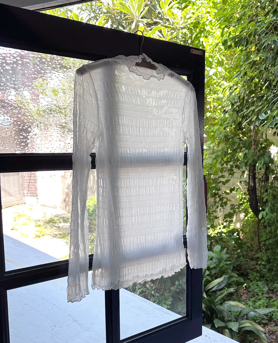 JPV ruffled sheer high-neck 상품이미지8