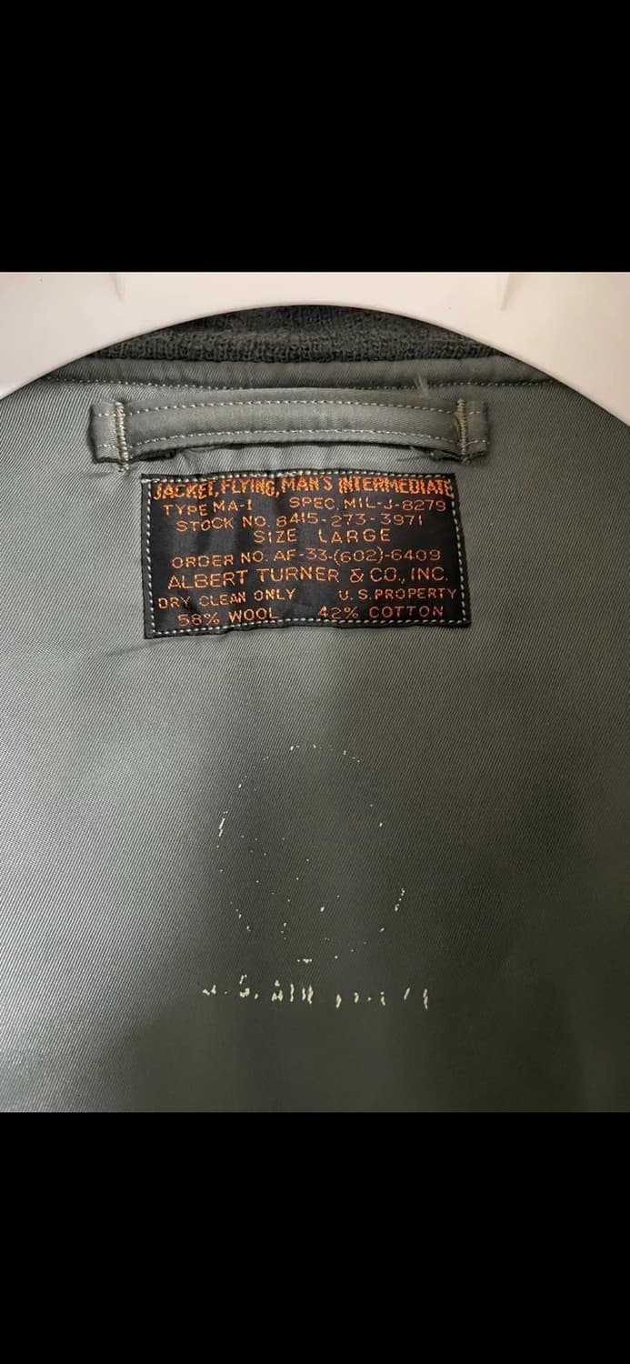 버즈릭슨 ma-1 알버트터너 L사이즈 상품이미지2