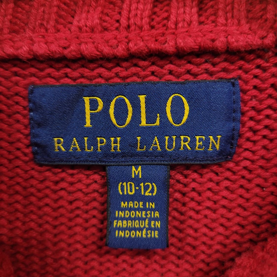 Ralph Lauren 자수로고 하프집업 니트 상품이미지5