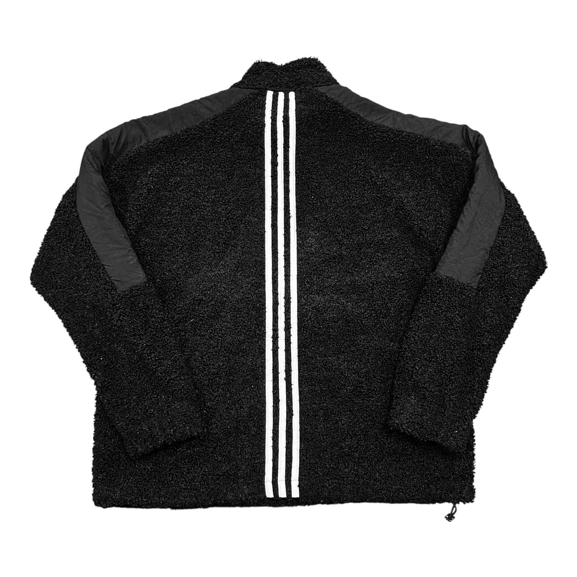 ✨ (바배) 아디다스 뽀글이 플리스 블랙 반집업  상품이미지2