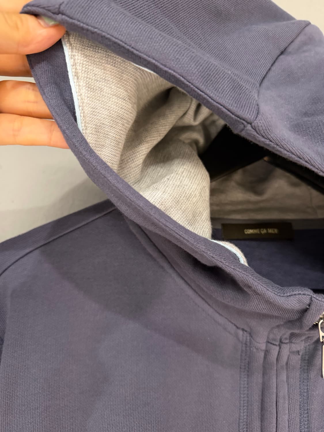 high-neck 2-way zipper hood zip-up 상품이미지7