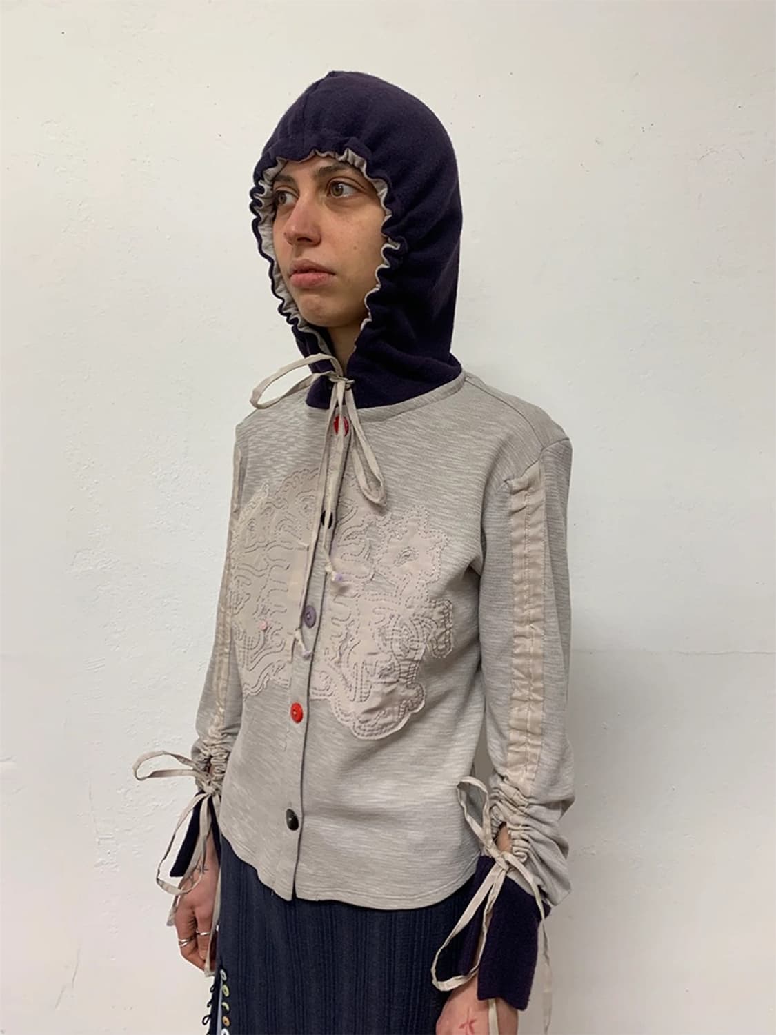 Garbage Core patched hoodie 상품이미지4