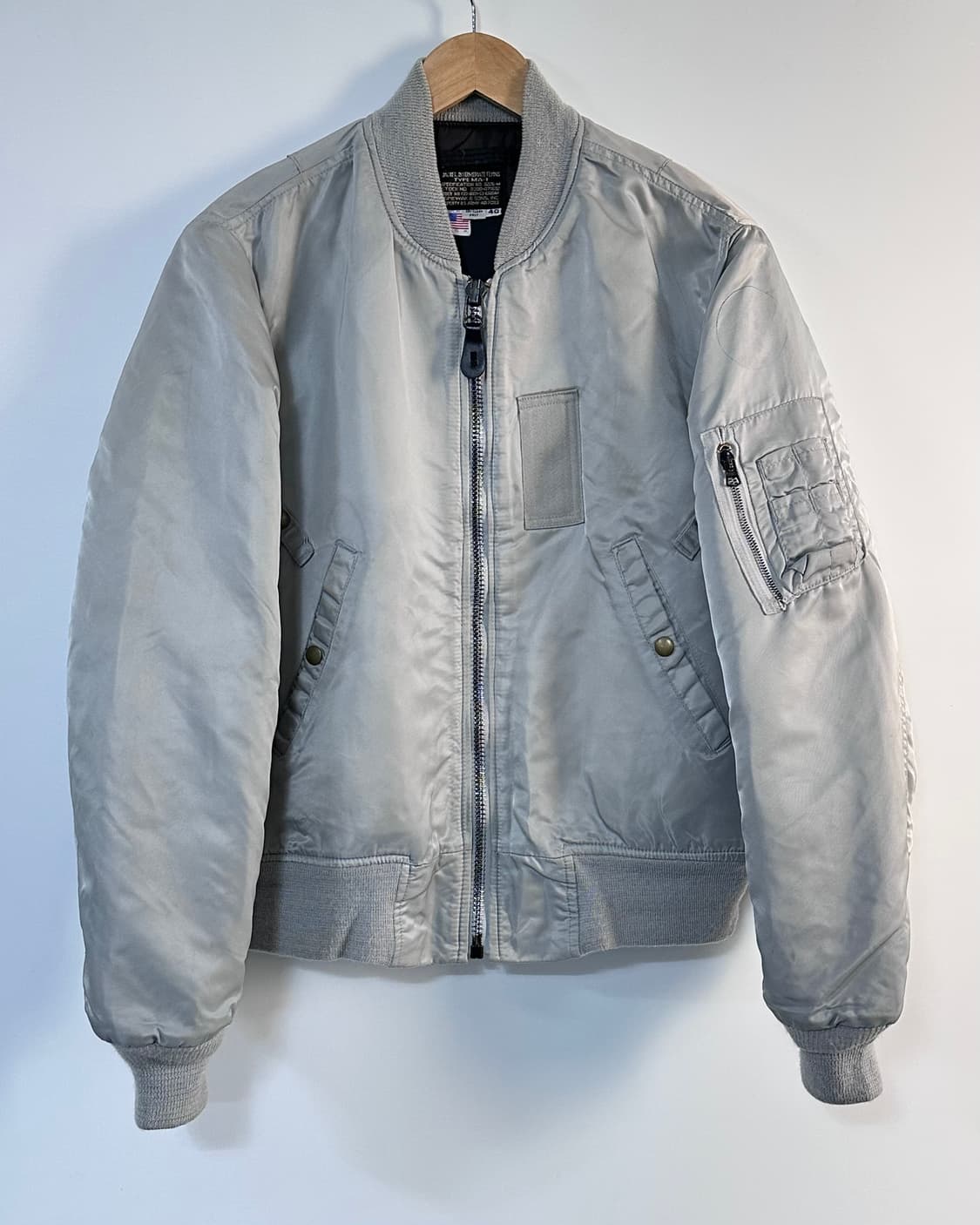 스피왁 실버그레이 Ma-1 봄버 자켓(va.51) 상품이미지1