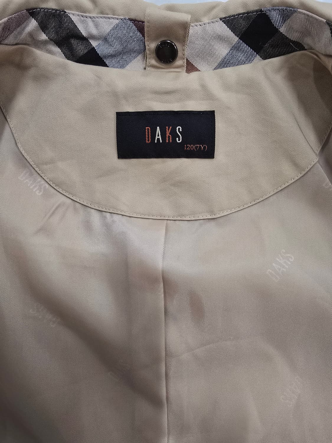 닥스키즈 베이지색 봄 가을 코트120 상품이미지8