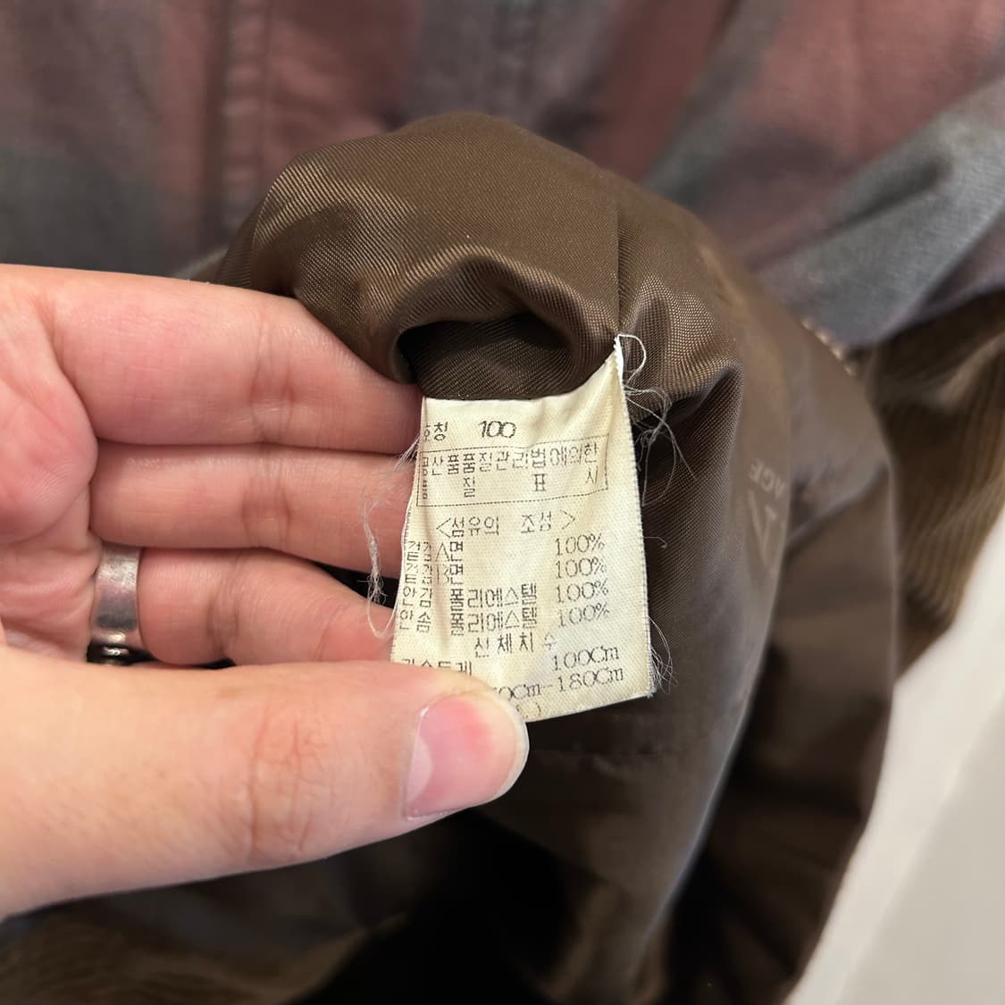 에드윈 체크 코듀로이 후드 더플 자켓 상품이미지4