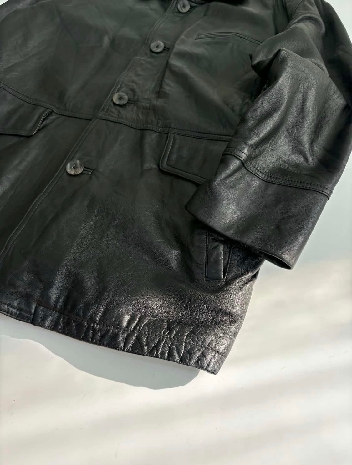 빈티지 레더 카코트 상품이미지8