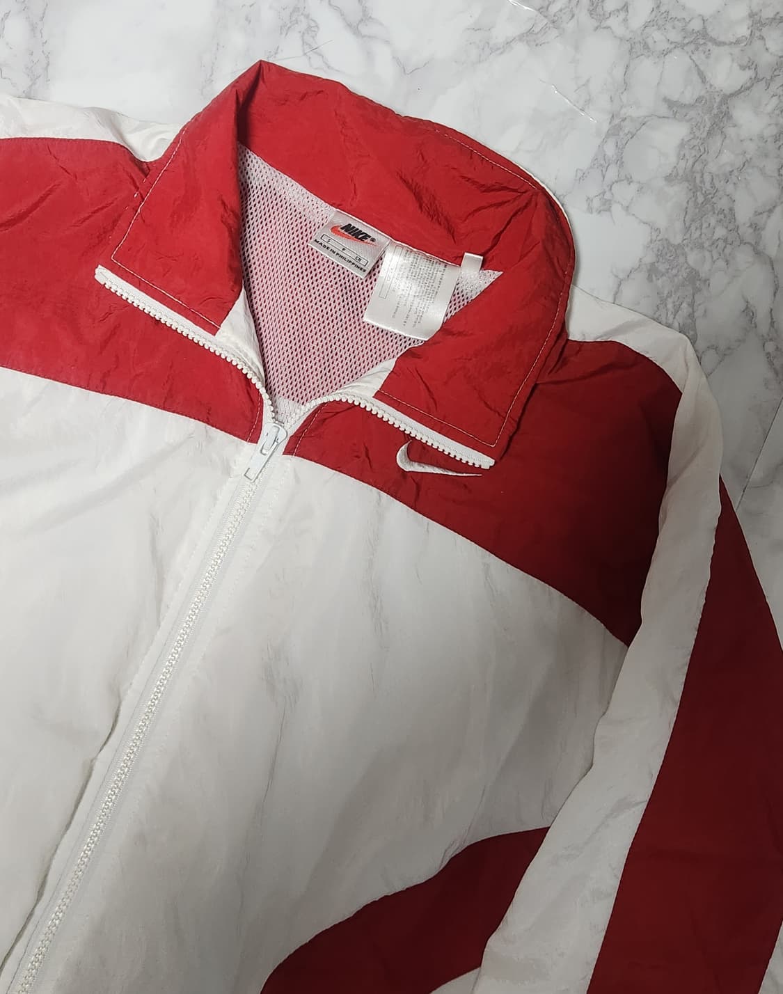 나이키 90s 흰빨 바람막이 오버핏 올드스쿨 자켓 상품이미지3