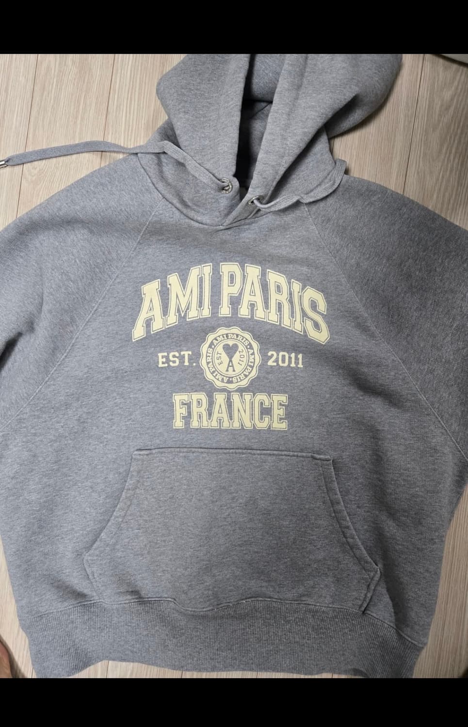 아미 파리스 프랑스 후드 그레이 상품이미지3