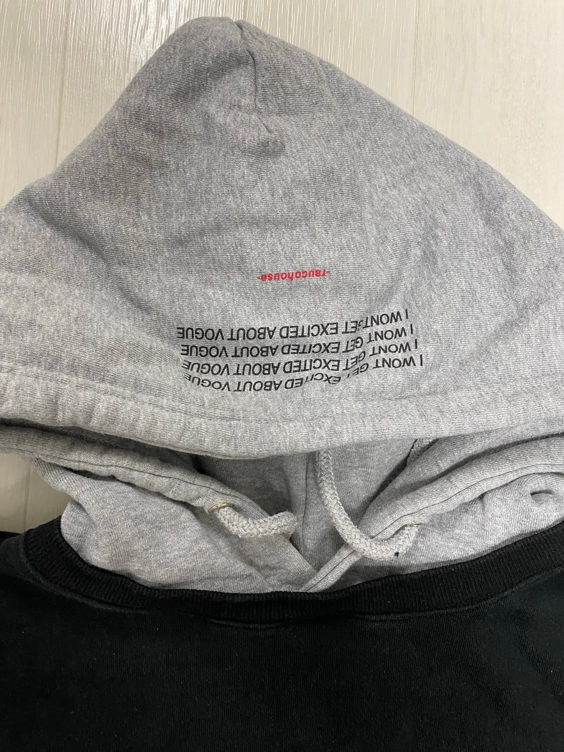 raucohouse 라우코하우스 레이어드 후드 티셔츠 상품이미지2