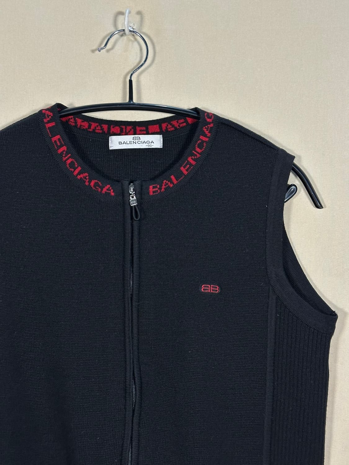 발렌시아가 레트로 조끼 집업 처분  상품이미지2