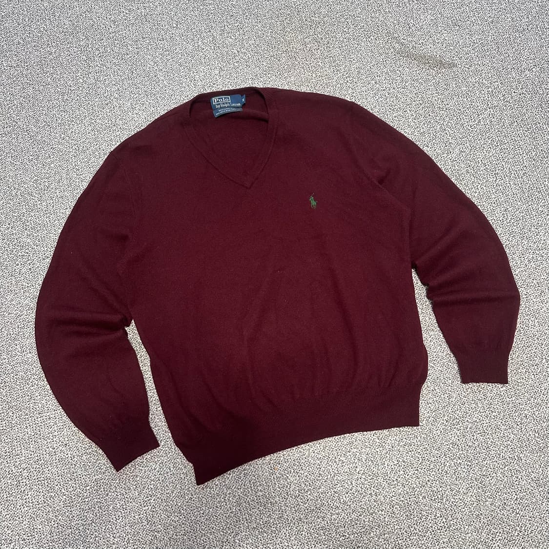 폴로 랄프로렌 버건디 니트 상품이미지1