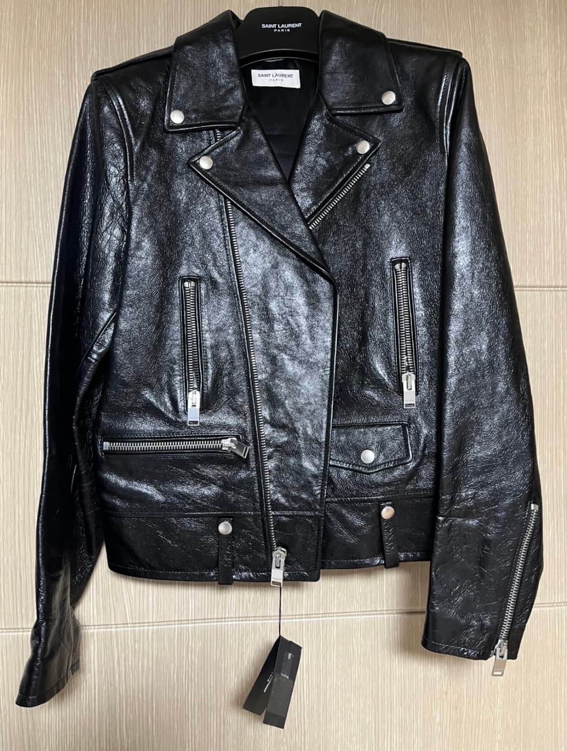 생로랑 L01 더블라이더 레더자켓 17fw 새상품 46 상품이미지2