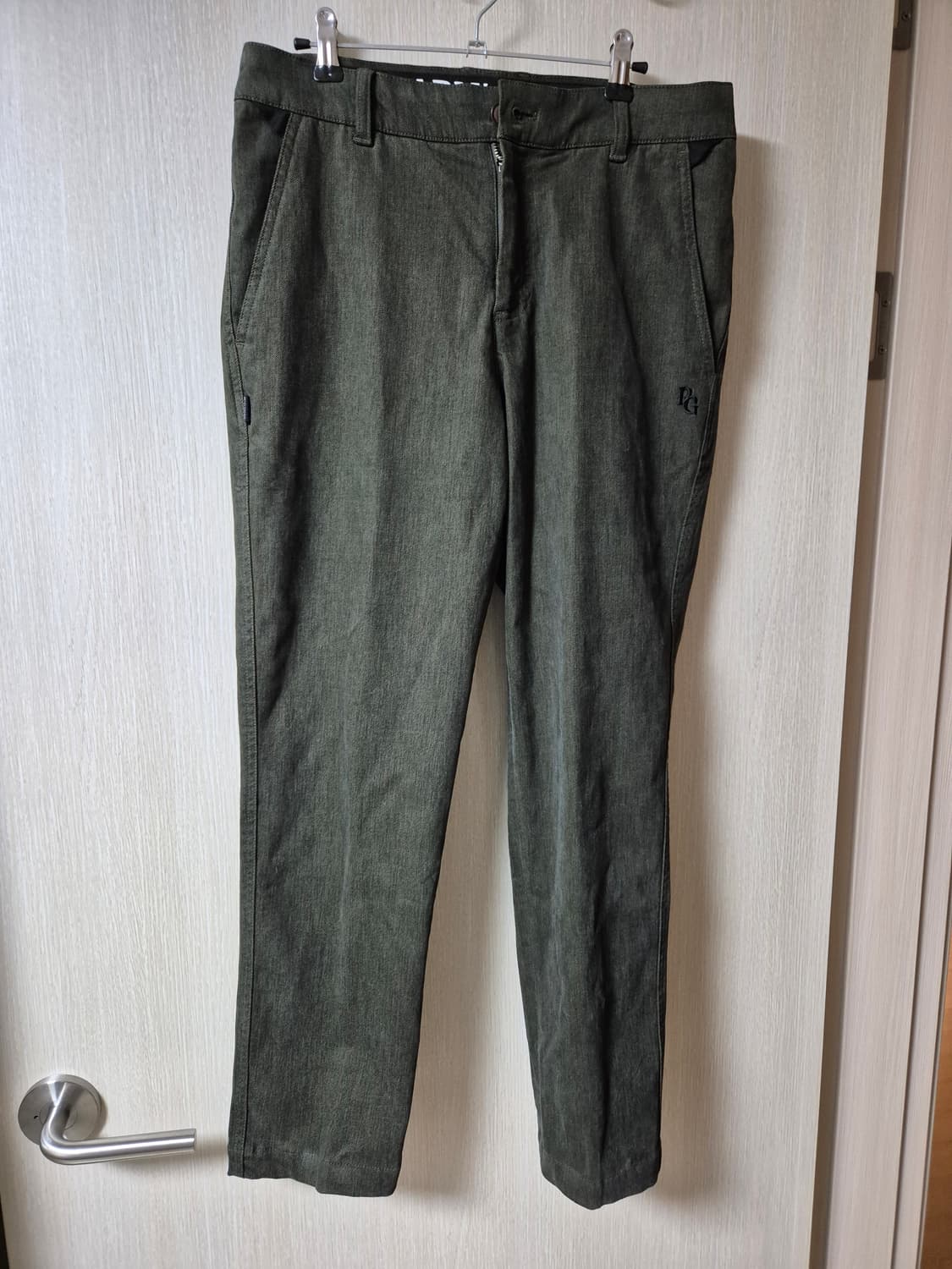 (24년) 파리게이츠 골프바지  웨이스트 스타레이트팬츠 29 상품이미지1