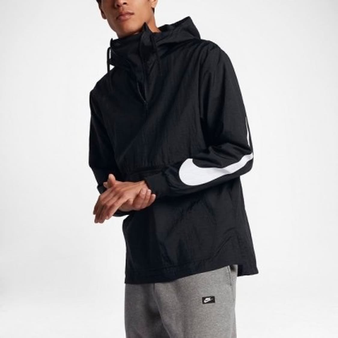 Nike 나이키 우븐 패커블 빅스우시 아노락자켓 상품이미지1