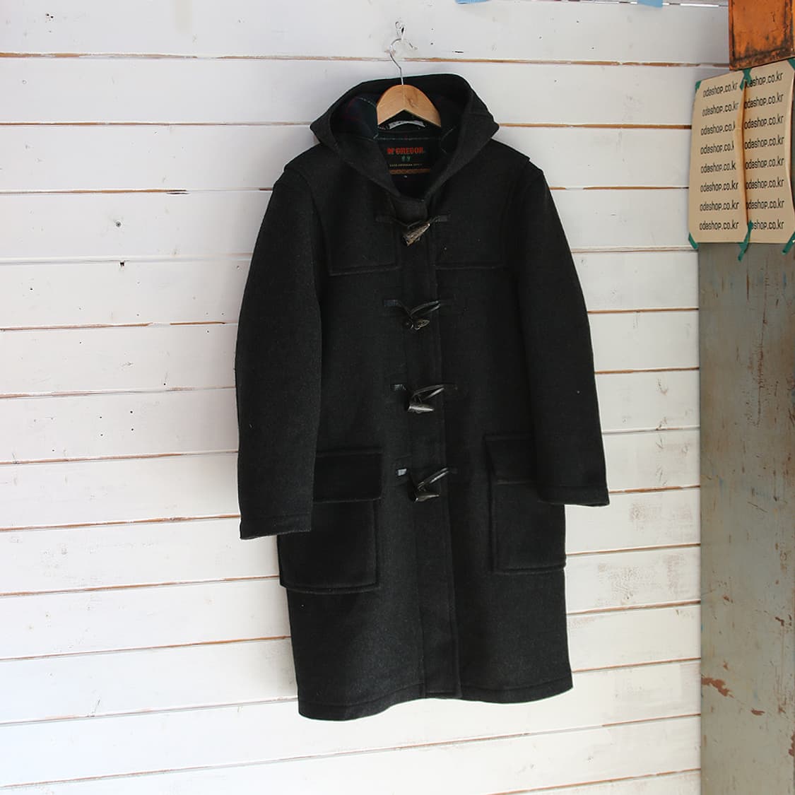 (착용컷) McGREGOR 후드 더플 코트 (남성용 100) 상품이미지1
