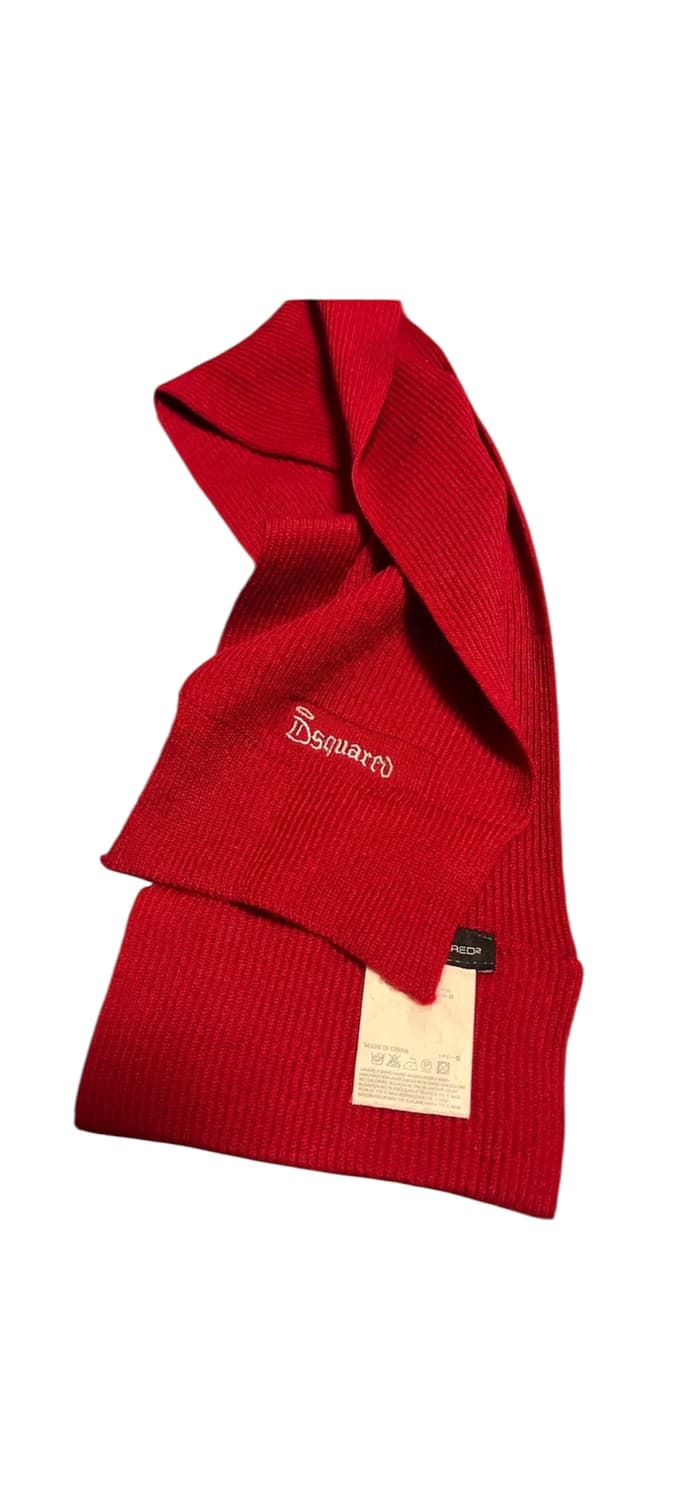 Dsquared2 빨간색 머플러 상품이미지1