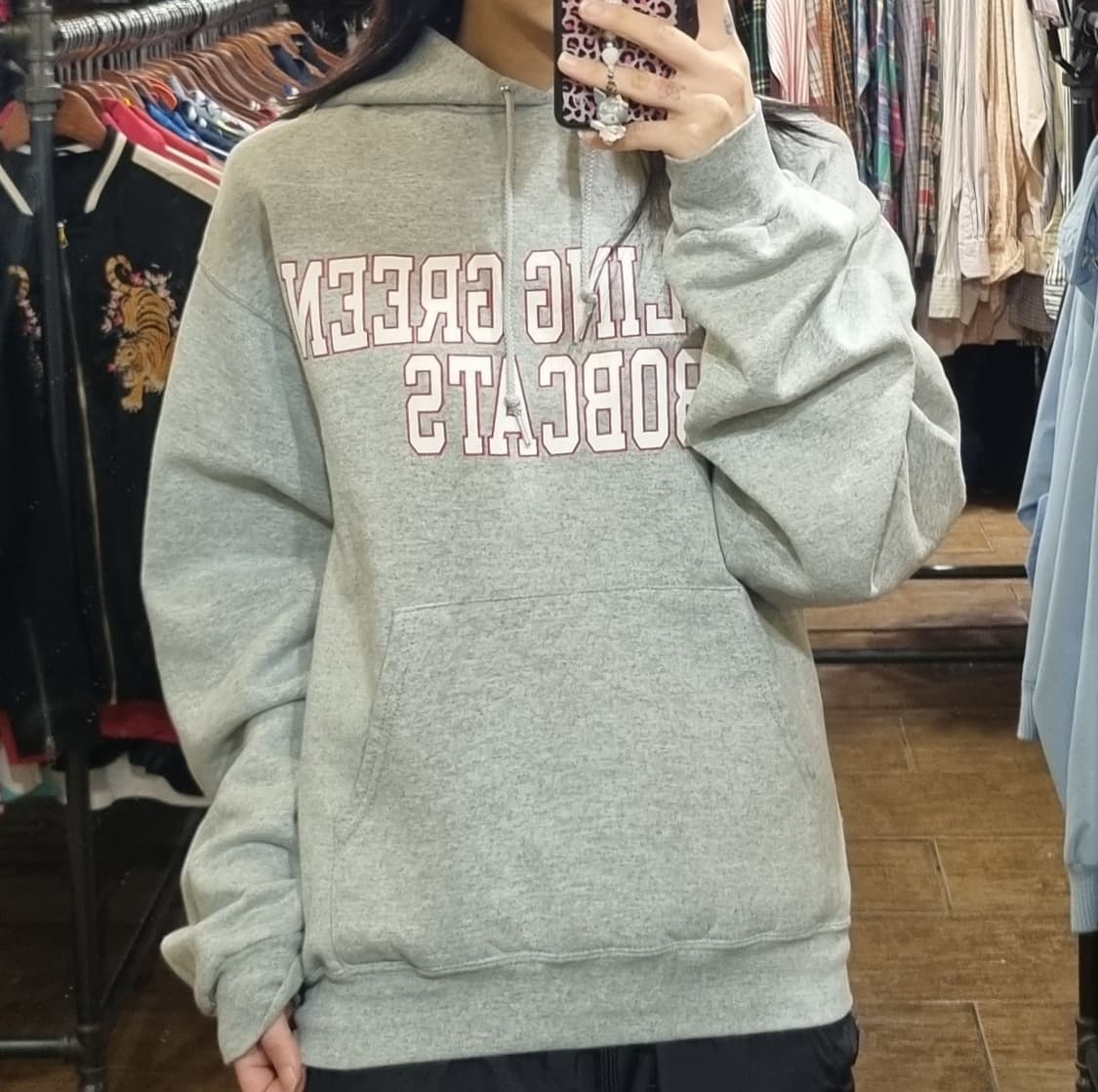 [Hi] champion  챔피온 후드티 그레이 상품이미지1