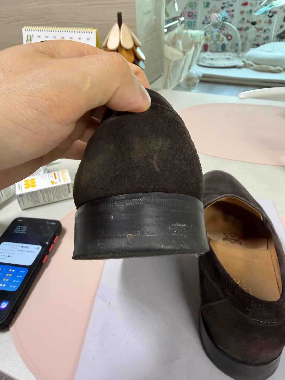 로크 이튼 스웨이드 로퍼 255 상품이미지2