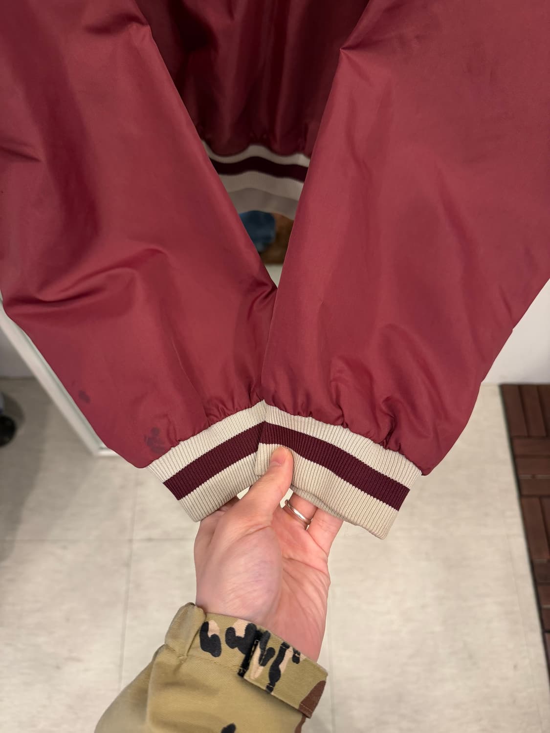 80-90s Champion BASEBALL 나일론 웜업 (USA) 상품이미지3