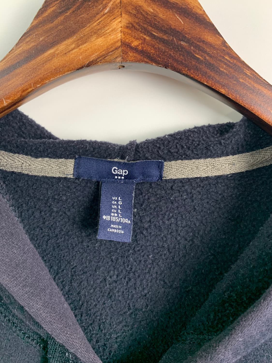 Gap 갭 블랙 후드집업 상품이미지6