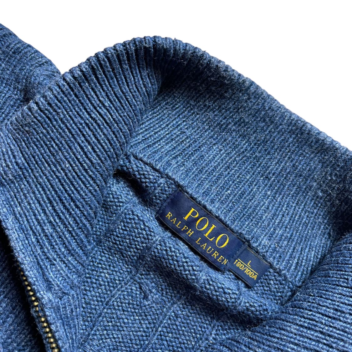 폴로 실크 꽈배기 니트 상품이미지3