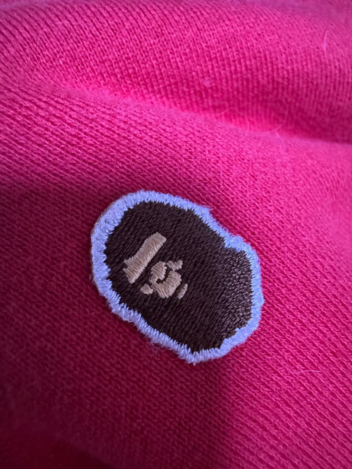 베이프 체크 레드 리버시블 후드집업 상품이미지4