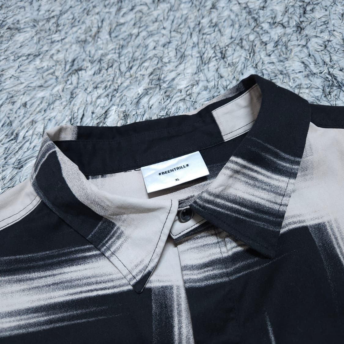 빈트릴Beentrill) XL 남자 오버핏 셔츠남방 / 왕눈이샵 상품이미지7