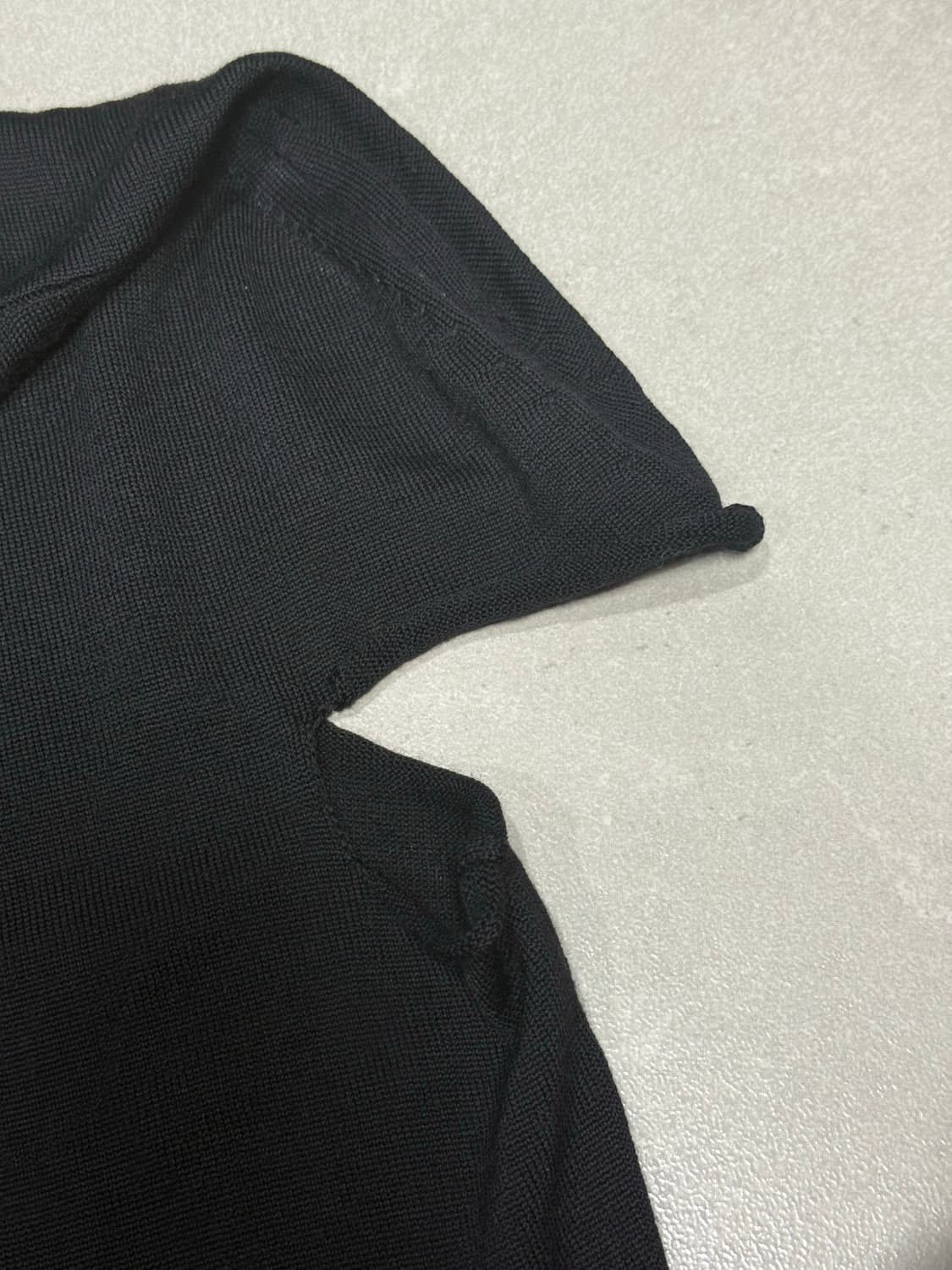 2013 꼼데가르송 울 해체주의 니트 반팔 티셔츠 상품이미지4