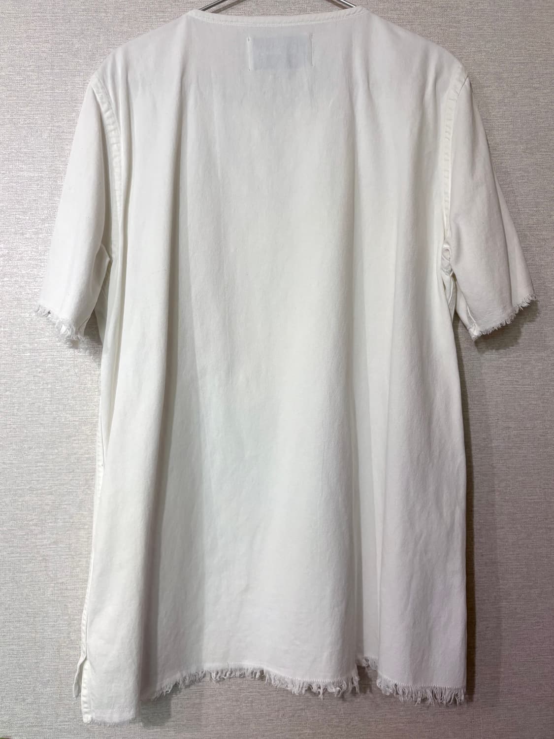 Oversized Cotton Top (Off-white) 상품이미지5