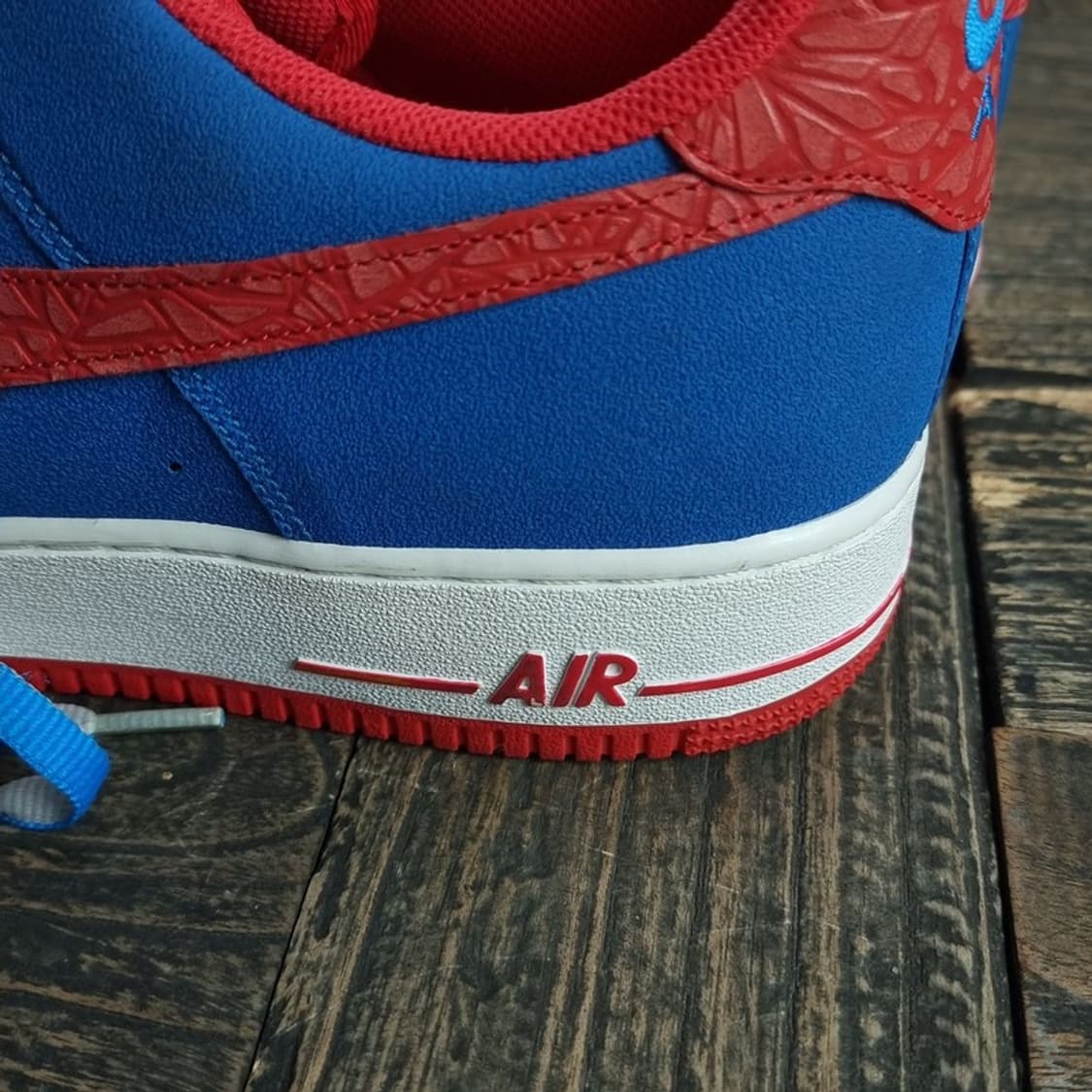 [나이키] 에어포스 1 로우 포토 블루 하이퍼 스파이더맨 M18693 상품이미지9