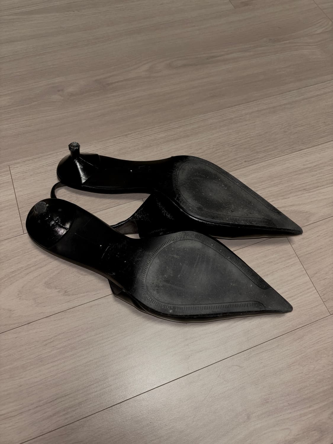 자라 레더 슬링백 슈즈 38 상품이미지8