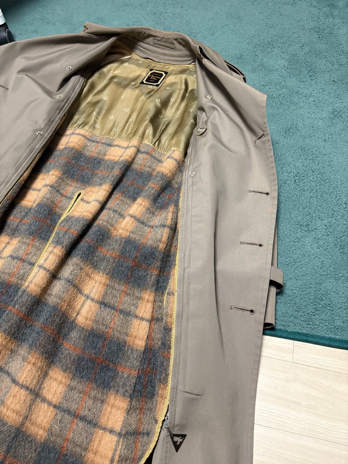 디올 빈티지 트렌치코트 상품이미지8