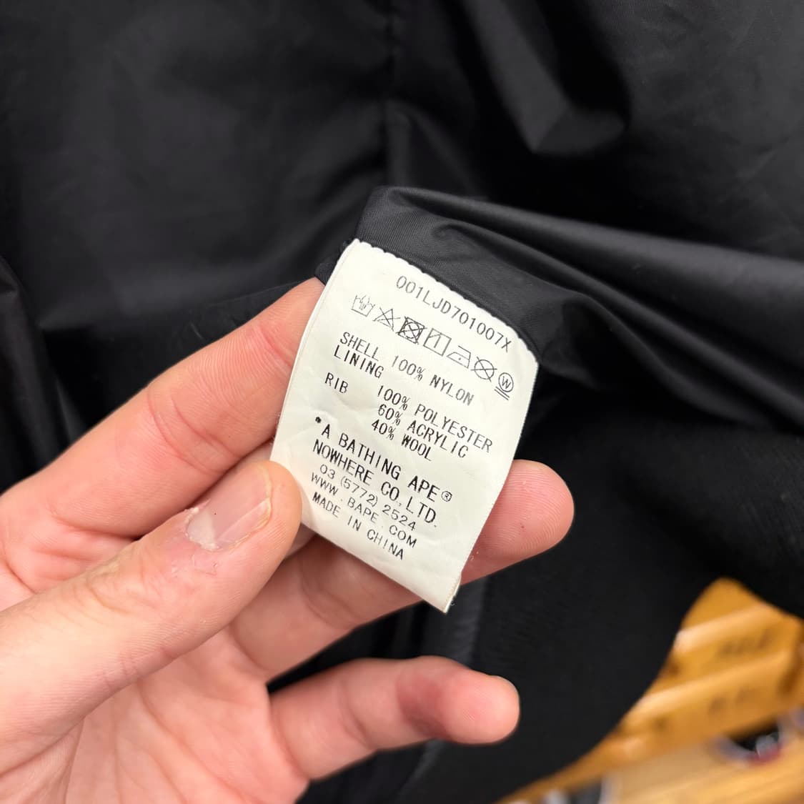 (L) 베이프 MA-1 나일론 봄버 자켓 상품이미지10