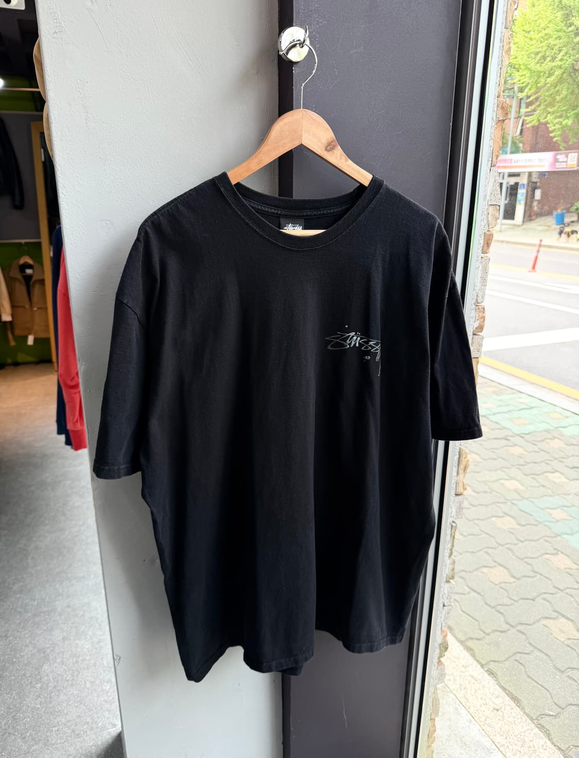 XXL/ 스투시 머큐리 블랙 반팔 상품이미지3