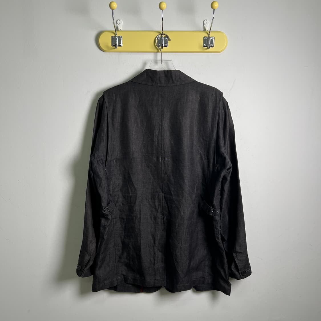 MITSUMINE 미츠미네 블랙 린넨 퍼티그 자켓 M 상품이미지2