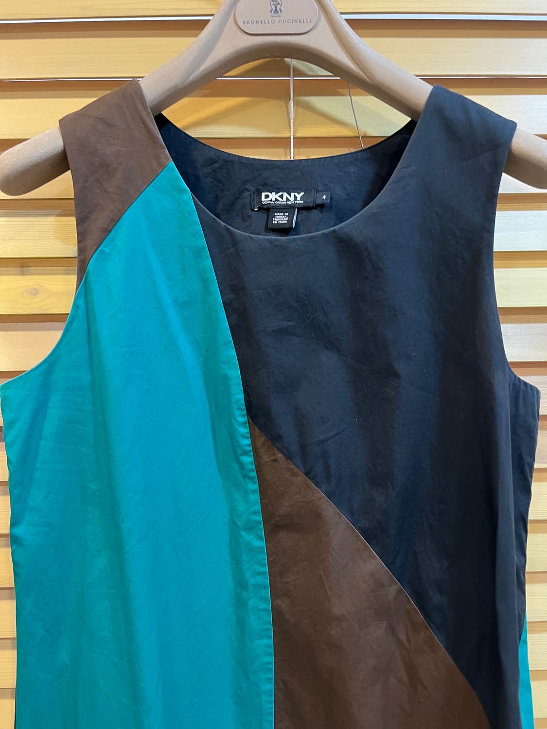 디케이앤와이 DKNY 여성 네이비 민소매원피스  상품이미지1