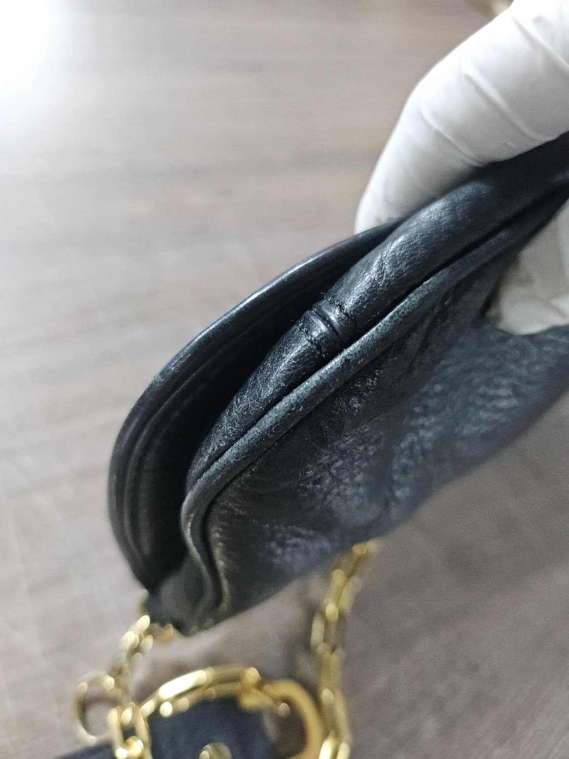 토리버치 블랙 레더 크로스백 상품이미지5