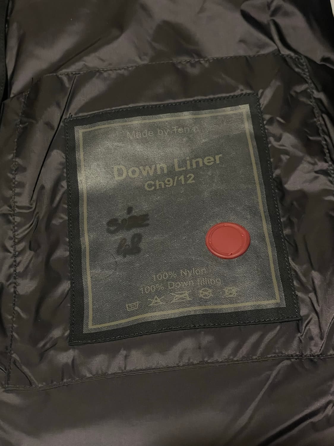 [48] Ten C 다운 라이너 경량패딩 블랙 상품이미지2