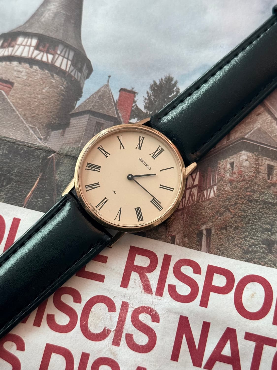 세이코 Seiko 샤리오 골드 수동  상품이미지1