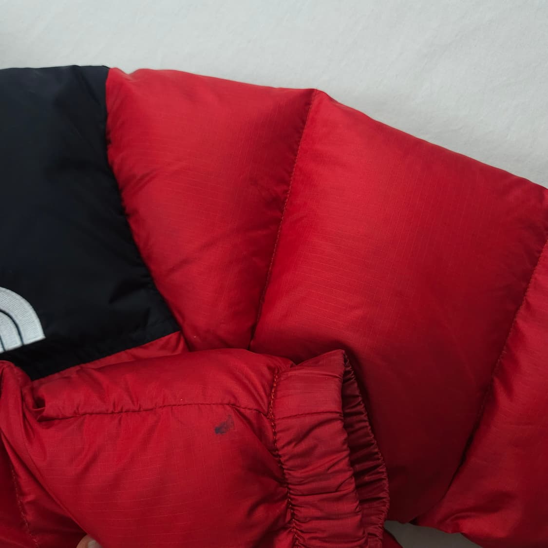 (여성M)노스페이스 눕시패딩 레드 상품이미지8