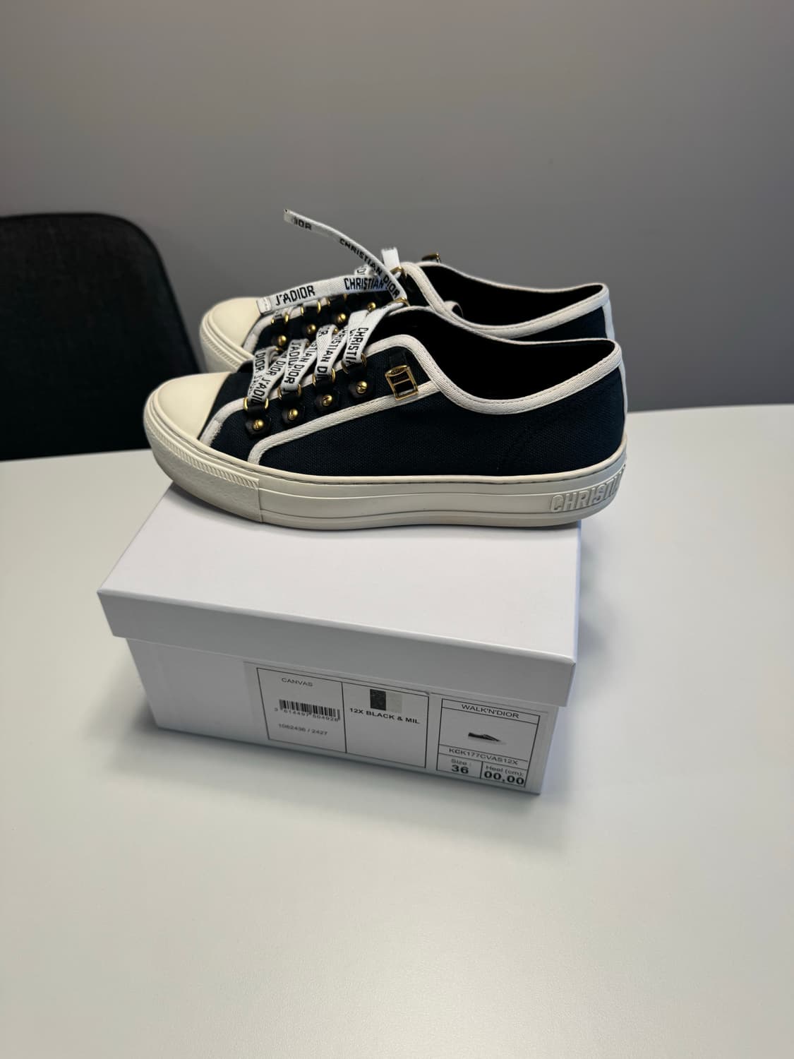 디올 오블리크 국내 백화점 구매 스니커즈 36 상품이미지6