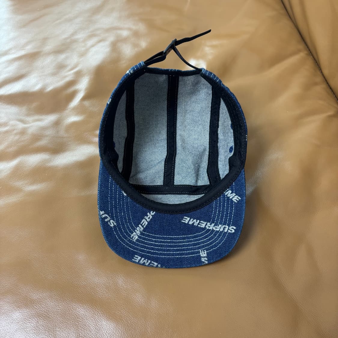 Supreme 슈프림 워시드 데님 캠프캡 모자 (Washed Denim) 상품이미지6