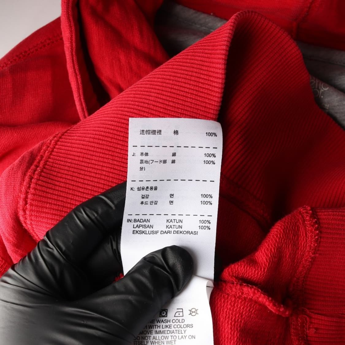 나이키 스몰 스우시 빈티지 레드 후드티 S 상품이미지6