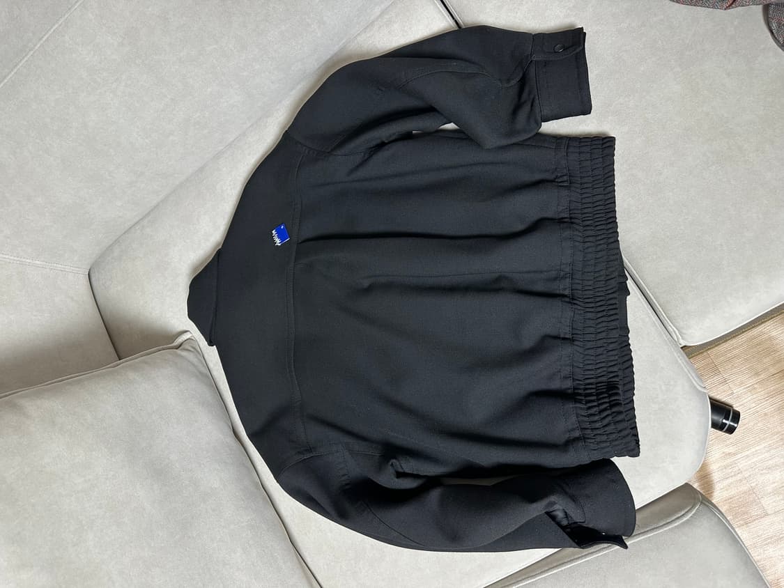 자라 x 아더에러 오버사이즈 칼라 봄버 자켓 블랙 S 상품이미지3