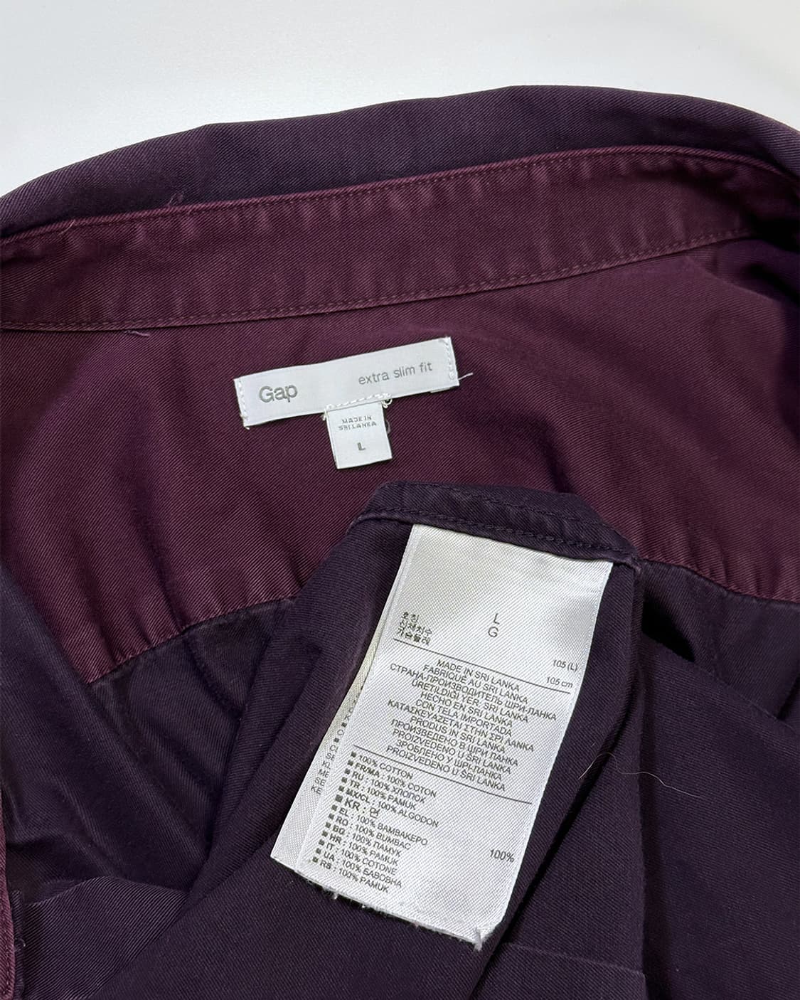 갭 셔츠 퍼플 상품이미지3