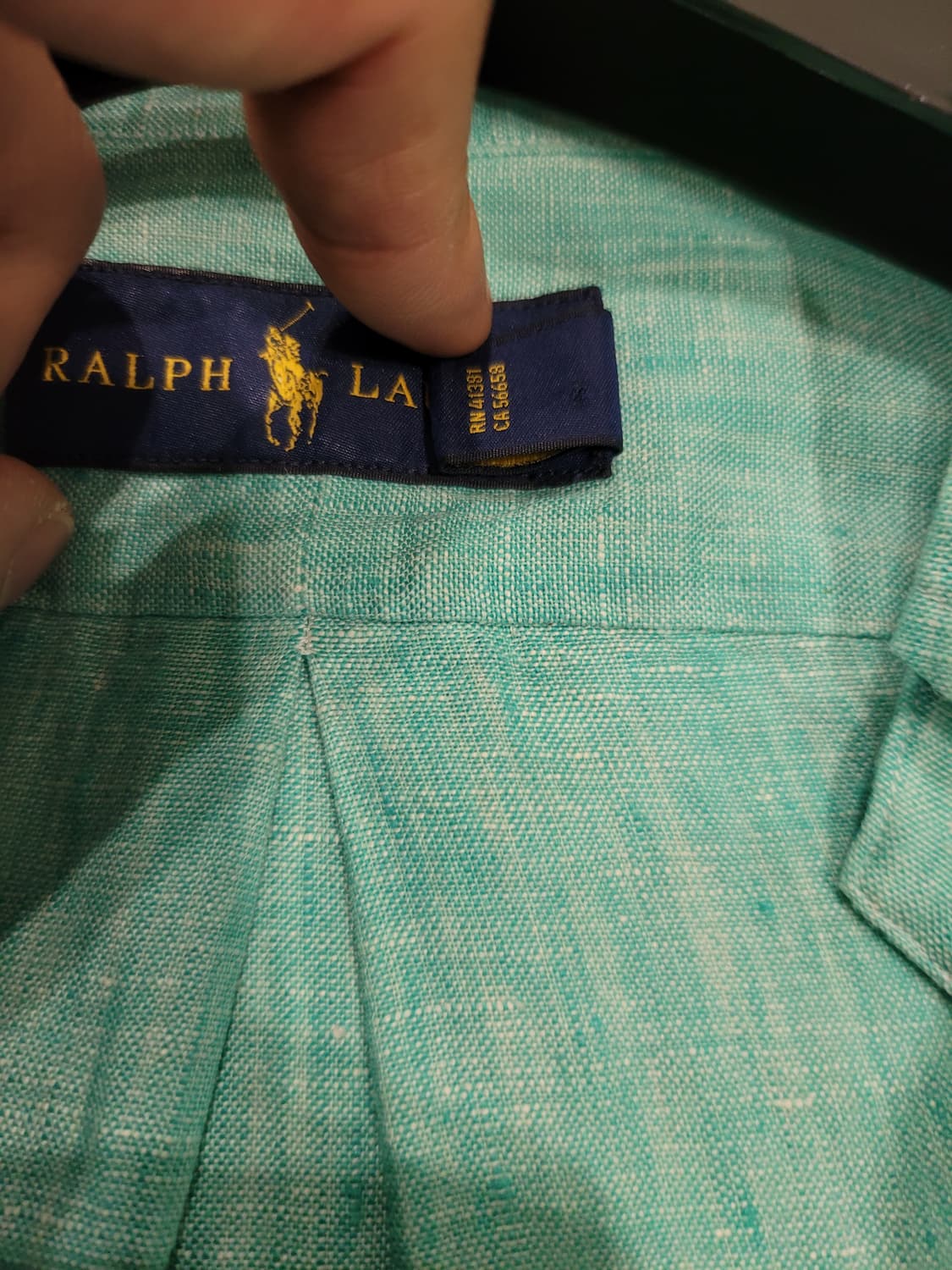 하와이에서 온 청량함 그대로 🌿 폴로 랄프로렌 린넨 셔츠 (미착용 새상 상품이미지5