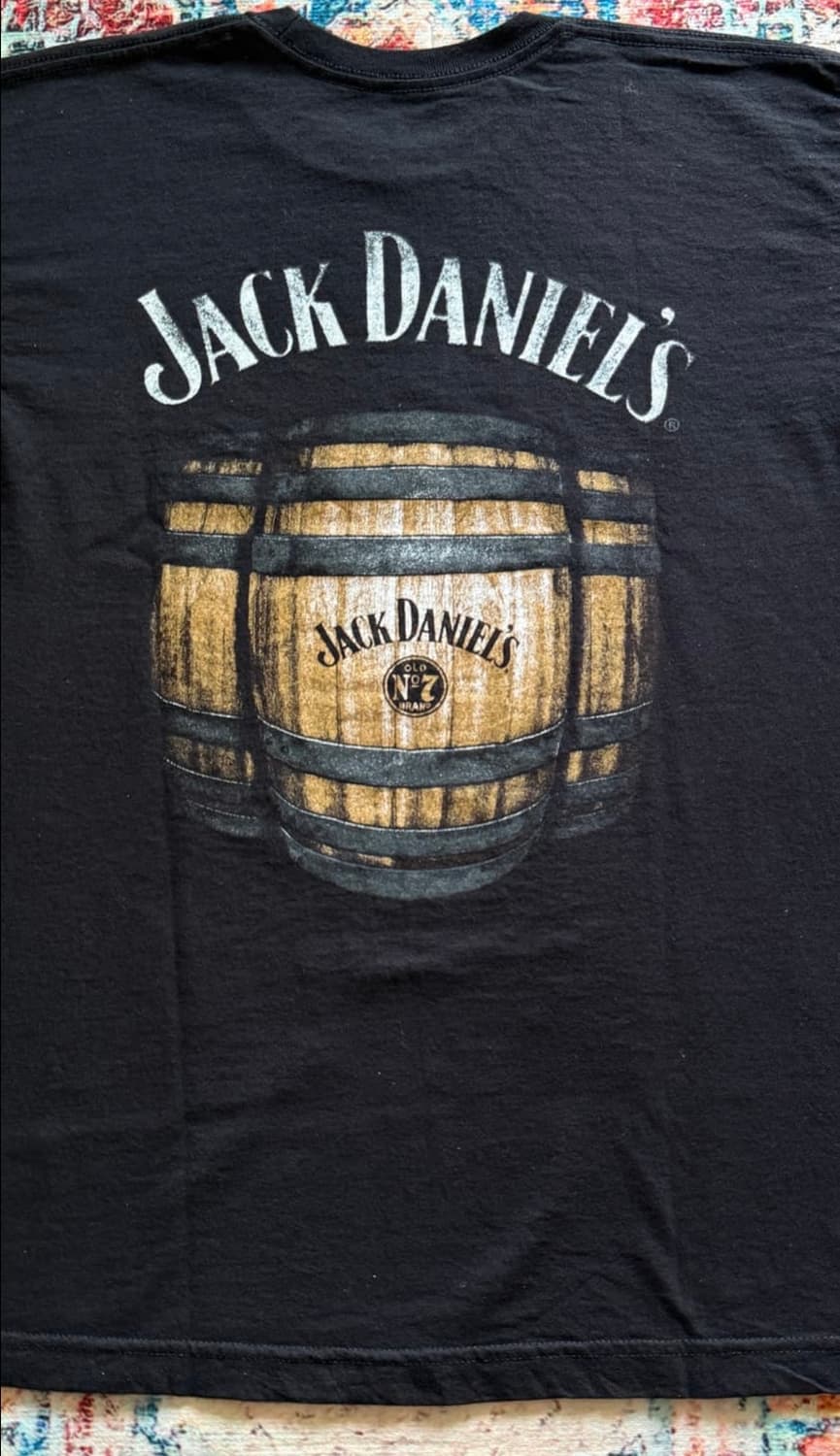 vtg JACK DANIEL'S black T-shirt 상품이미지7