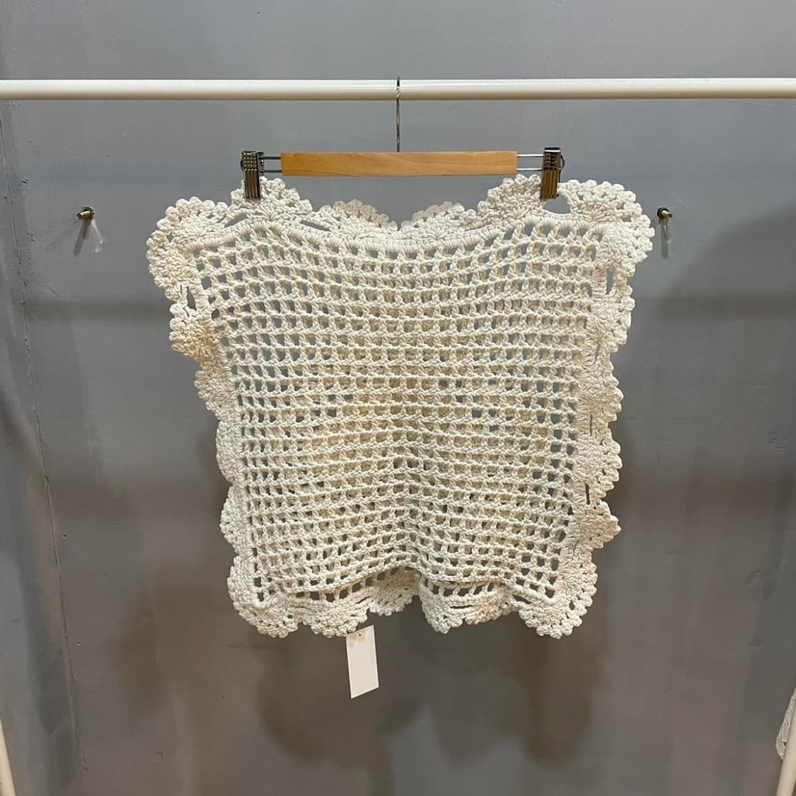 빈티지 크로쉐 뜨개 하트 사각매트 상품이미지8