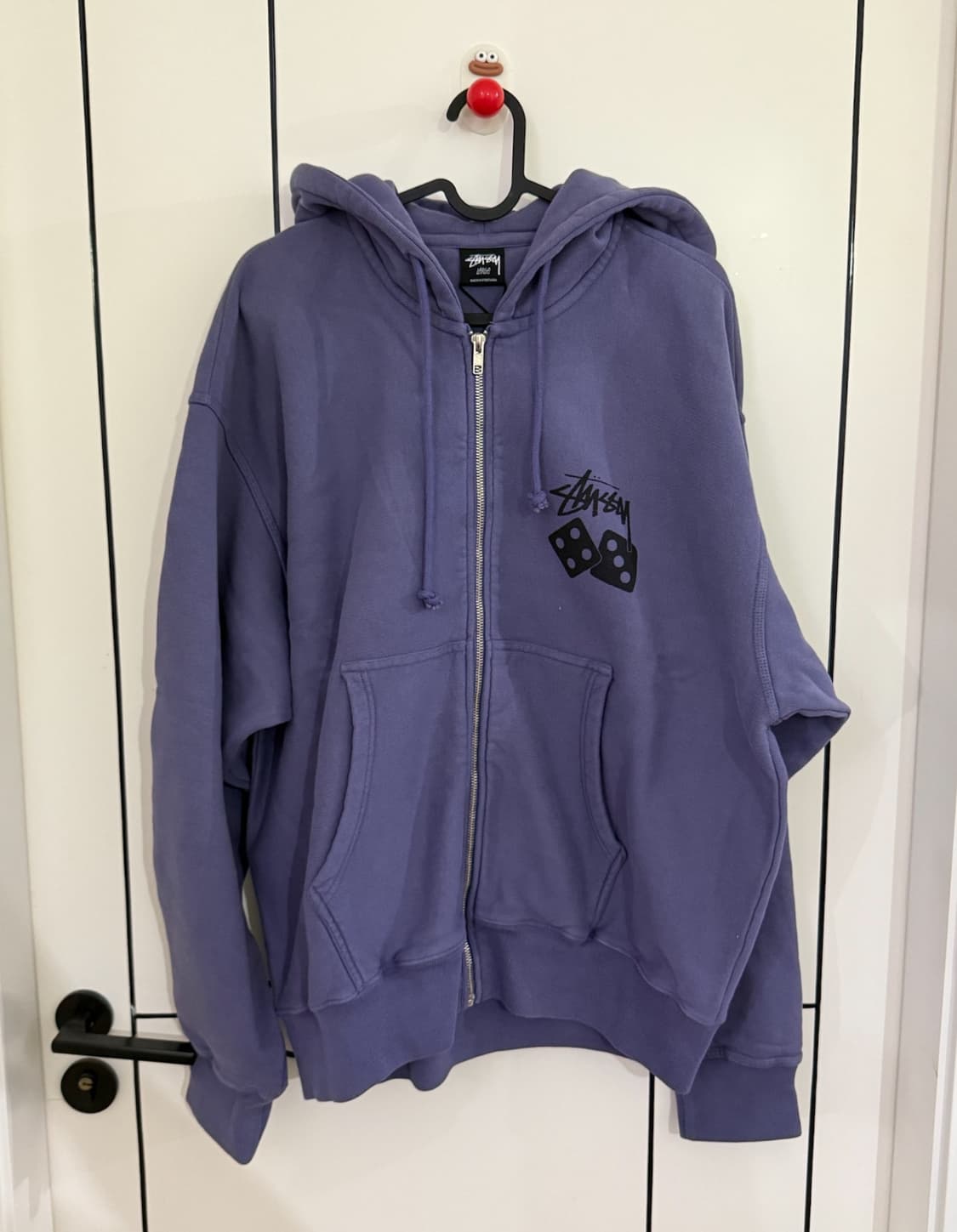 스투시 피그먼트 다이드 다이스 집 후드 내츄럴 L 상품이미지1